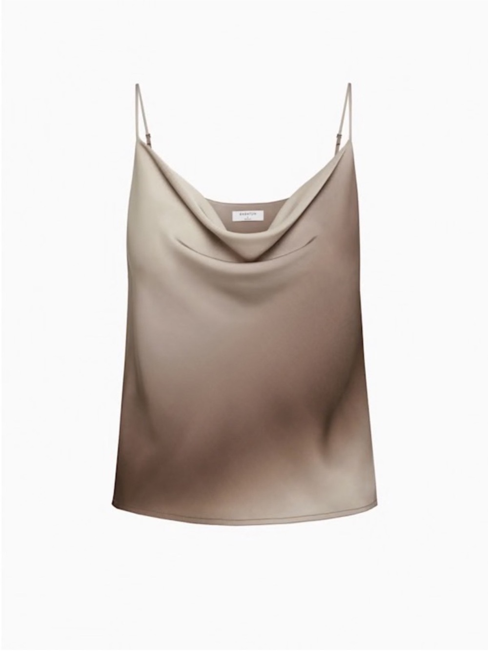 Aritzia Babaton Cowlneck Camisole Tank Top Satin NWT